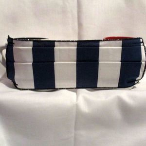 Face Mask Reversible Blue and White